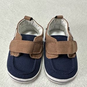 NWOT - Carter’s Baby Boy Dress/Boating Crib Shoes - Sz. 3-6mo.